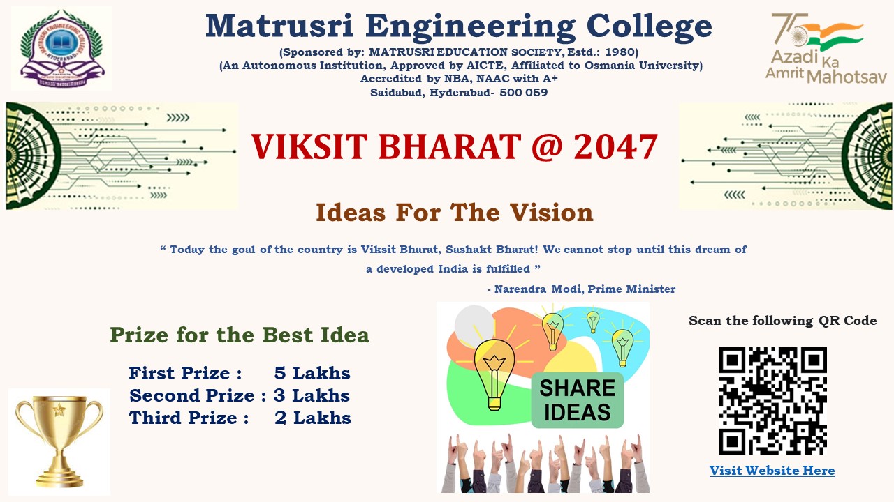 VIKSIT BHARAT@2047 – Matrusri Engineering College